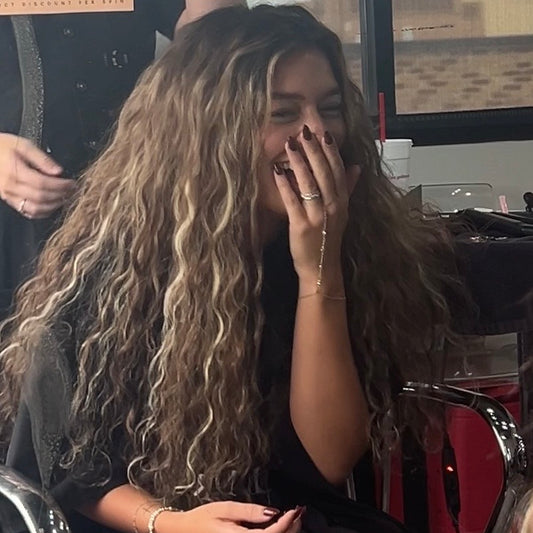 JM Custom Curly Slim Weft Extensions