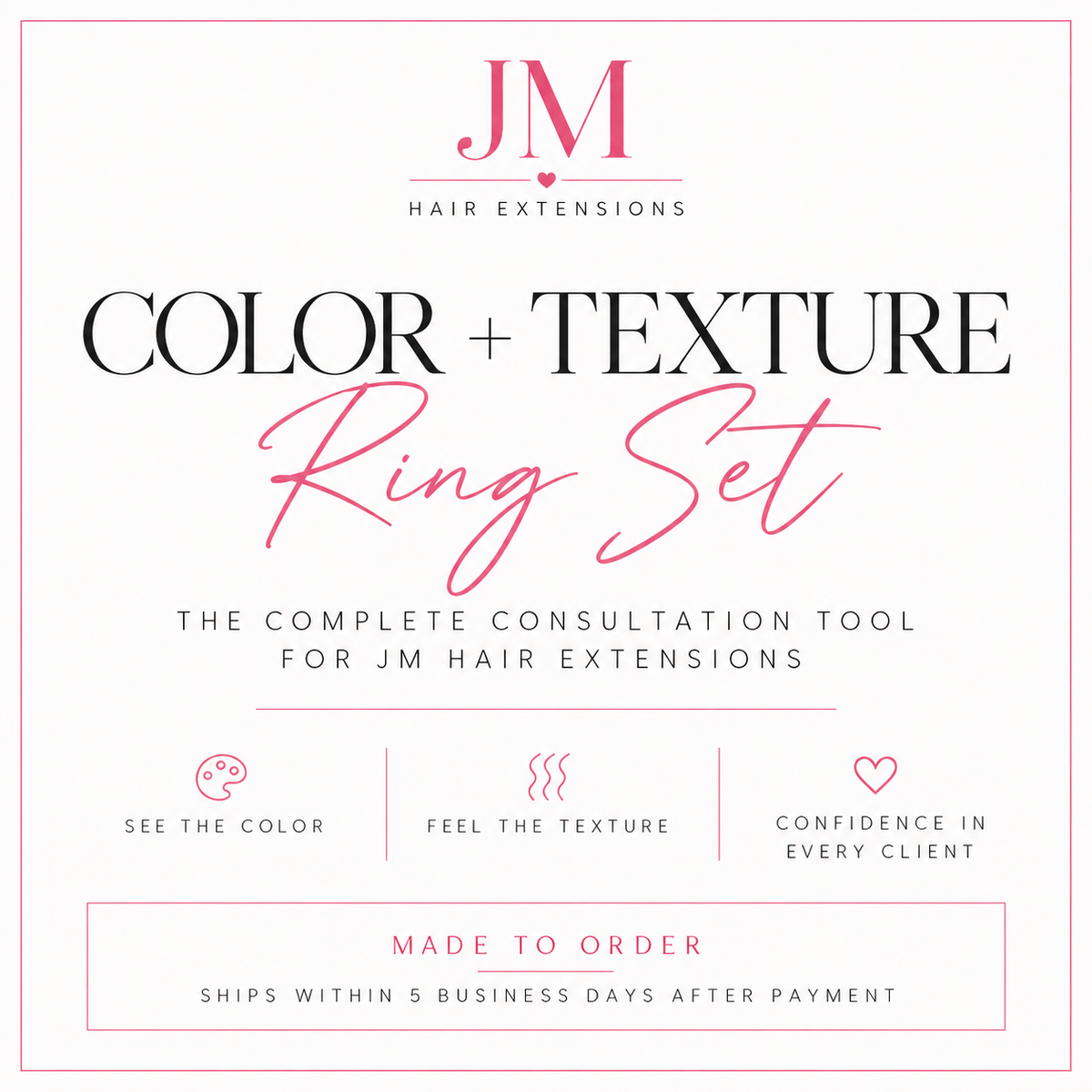 JM Color + Texture Ring Set