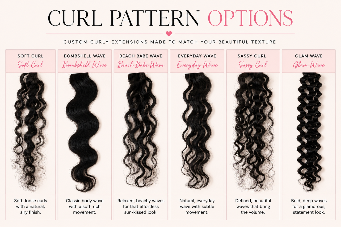 JM Custom Curly K-Tip Extensions